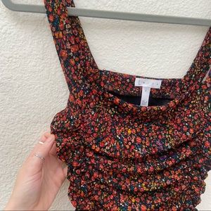 Leith Floral Scrunch Dress S